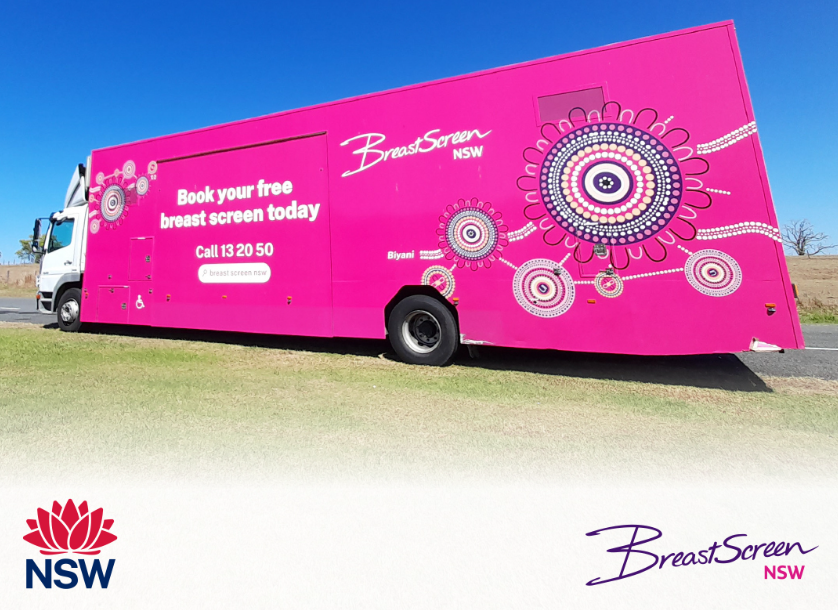 BreastScreen NSW mobile vans on tour